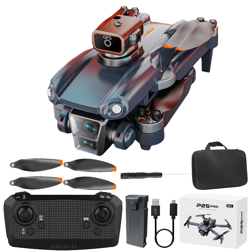 

P25 GPS Mini Drone 8K Professional FPV Dron 4K Camera Obstacle Avoidance Aerial Photography Aircraft RC Quadcopter Helicopter