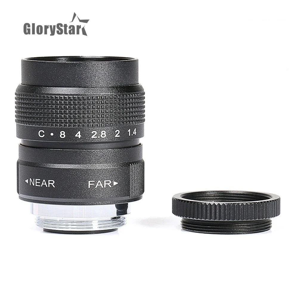 GloryStar 25mm F1.4 CCTV TV lens +C-NEX Mount Ring for Sony NEX3 NEX-C3 NEX-F3 NEX-5 NEX-5N NEX-5R NEX-5T NEX6 NEX7 A6000 camera