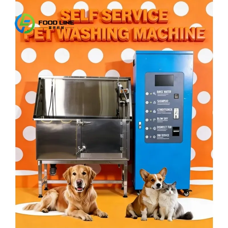 Customized New Design Automatic Pet Washing Machine with Bathtub Self Service Dog Cat Bath Grooming Equipment