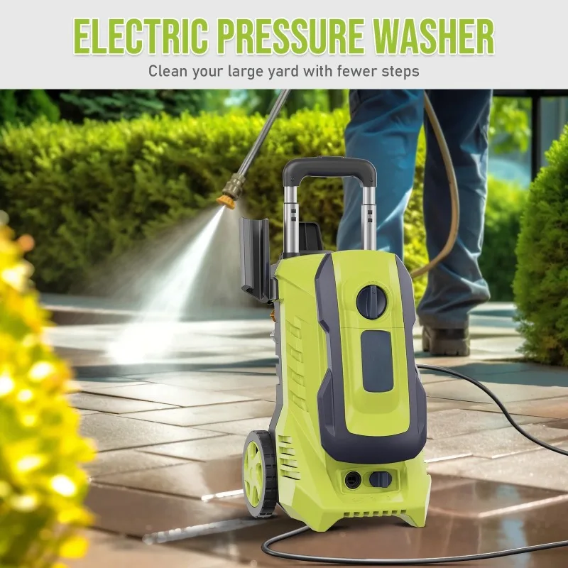 Electric Pressure Washer 4800PSI 3.2GPM Power Washer Wash Machine Electric Powered with Foam Cannon for Car, Floor, Garage,Patio