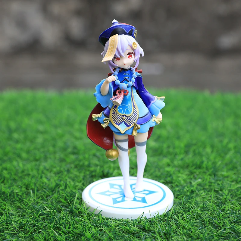 19CM Genshin Impact Qiqi Anime Figure PVC Action Figure Model Sculpture Hand-made Desktop Decoration Children Gifts