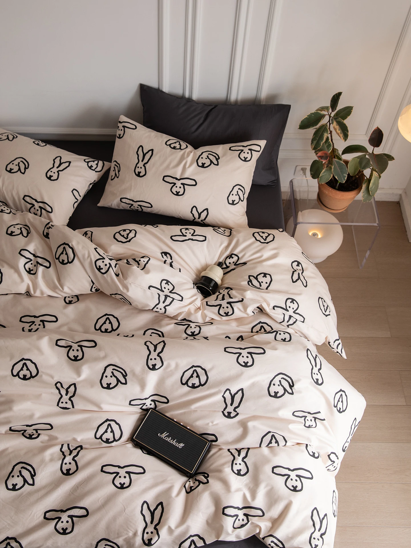 

Комплект постельного белья из хлопкового фланеля в мультяшном стиле, двухслойный, с кружевом, простыня, пододеяльник, полностью хлопковый, с узором в клетку, с мелким цветочным принтом