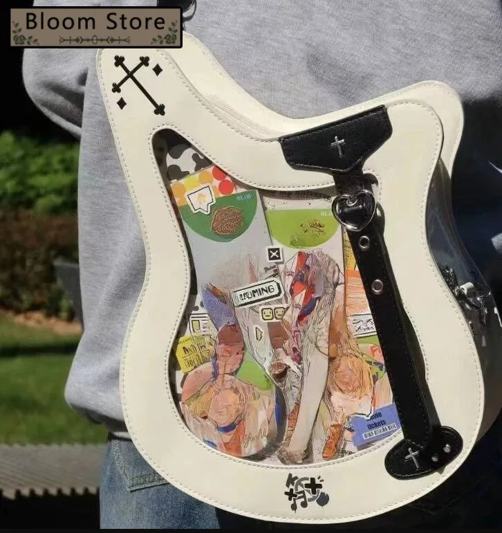 

Personality Holographic Trendy Women's Handbags Sweet Cool Y2k Aesthetic Shoulder Crossbody Bag New Vintage Transparent Ita Bags