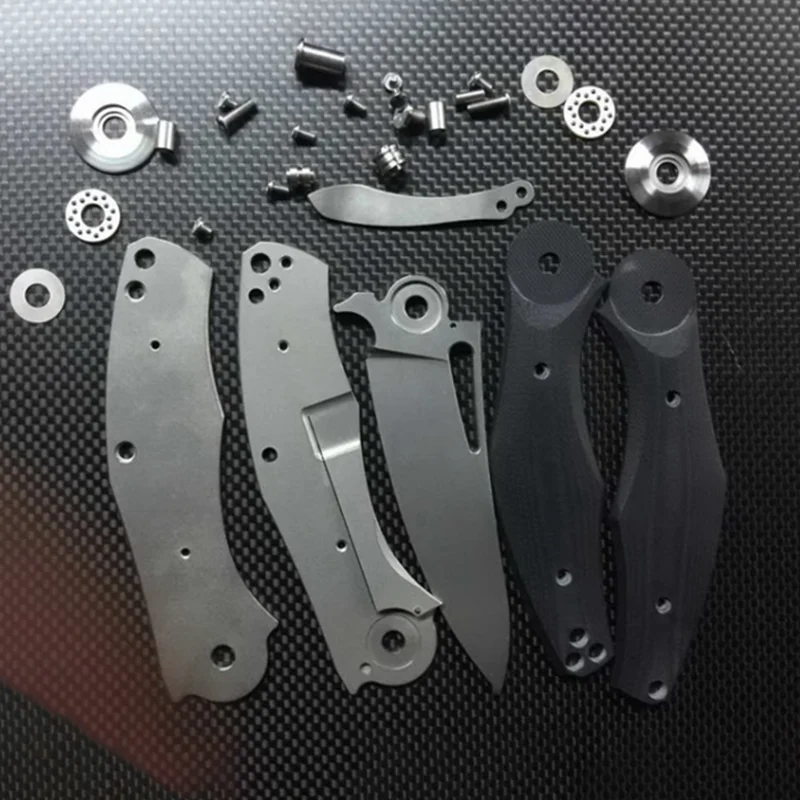 4pcs/lot Ceramic Ball Folding Knife Flipper Quick Open Bearings Washer for Shirogorov Knives DIY Making Accessories Parts