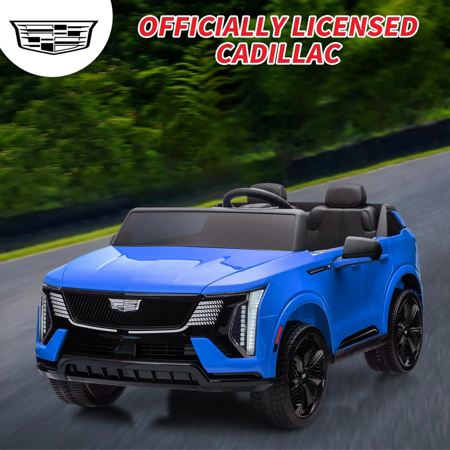 Voiture électrique 2 places pour enfants, jouet 24V, alimenté par batterie, camion avec télécommande 2.4G, lumières LED musicales