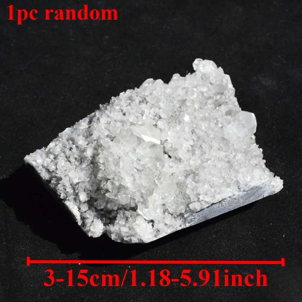 1pc Random Natural Fluorite Calcite Cluster, Crystal Crafts Featuring, Suitable for Home Decor and Gifts