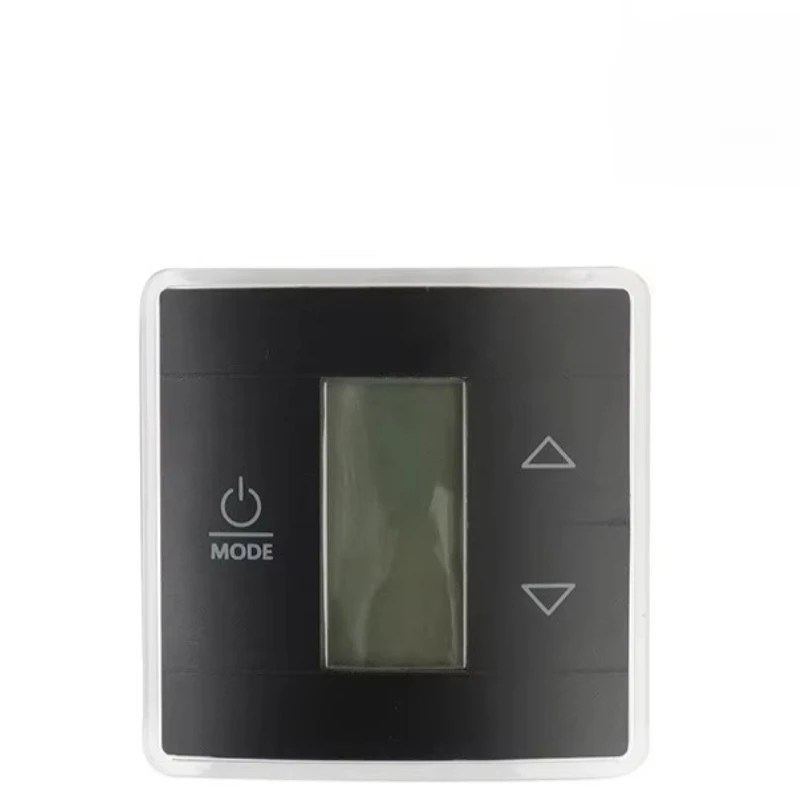 Single‑Zone RV AC Wall Thermostat, Black Wall‑Mount Temperature Control Unit, Part Number 3316250.712 for RV System Replacement