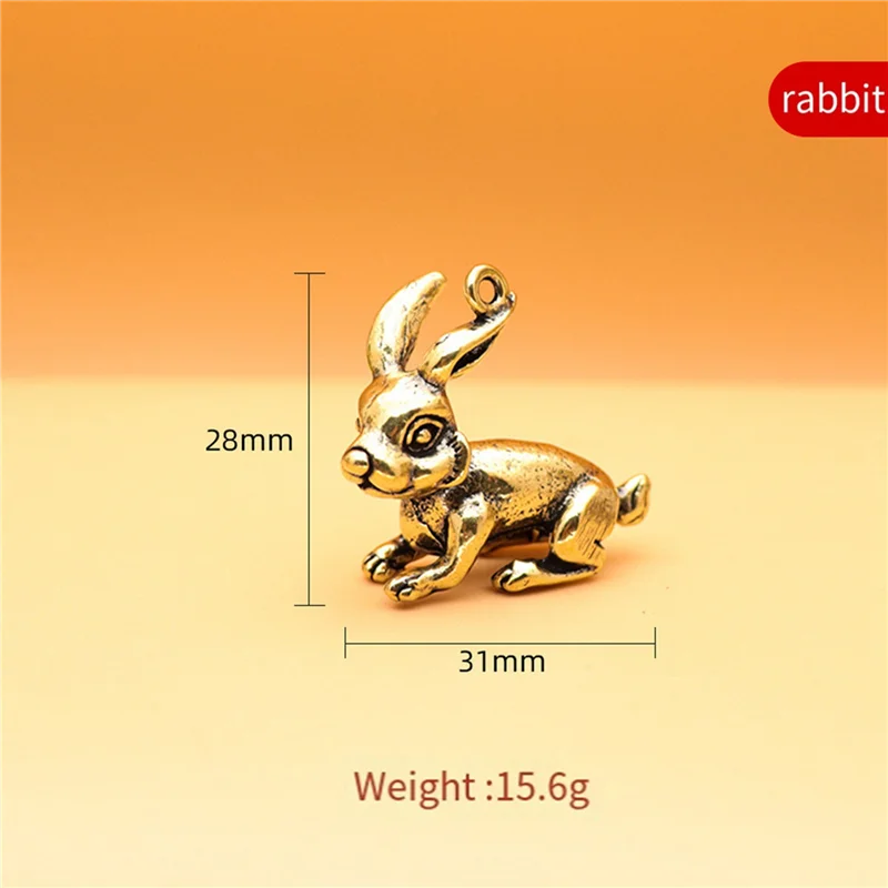 PORK-24X Chinese Dierenriem Draak Standbeeld Brons Beeldje Ornamenten Antiek Koper Dier Miniatuur Collectie Home Decor Ambachten