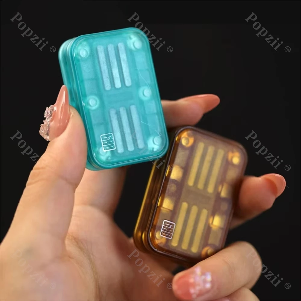 GAO Studio Fidget Spinner PEI Magnetischer Würfel Unbegrenzter Push-Slider Fingerspitzen-Tricks EDC Flips Stress Relief Gadgets Angstspielzeug