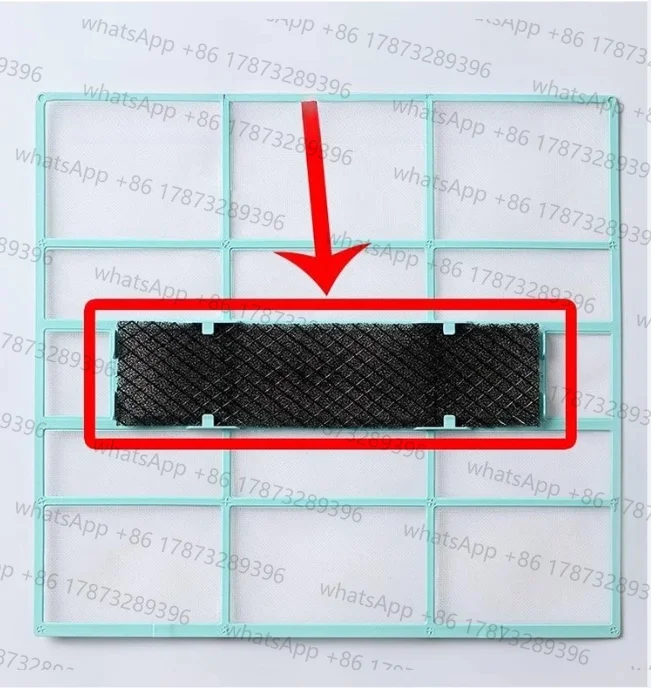 2Pcs for  Air Conditioner Health Filter MD00C0002 Photocatalyst Filter Foam
