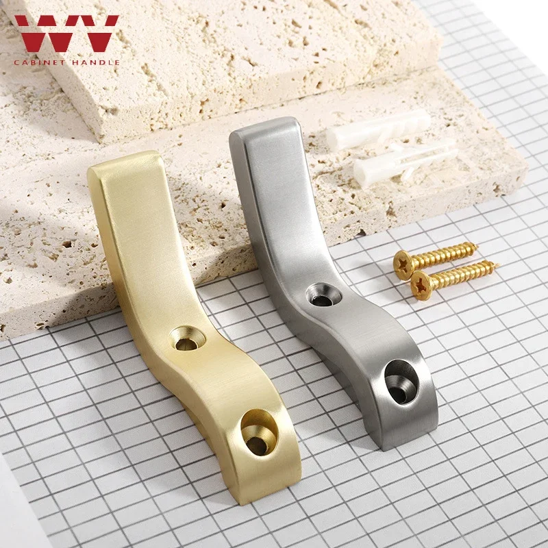 YM S-Shaped Wall Mounted Coat Hook, Space Saving Robe & Towel Hanger for Bedroom, Bathroom, Living Parlor Home Organization