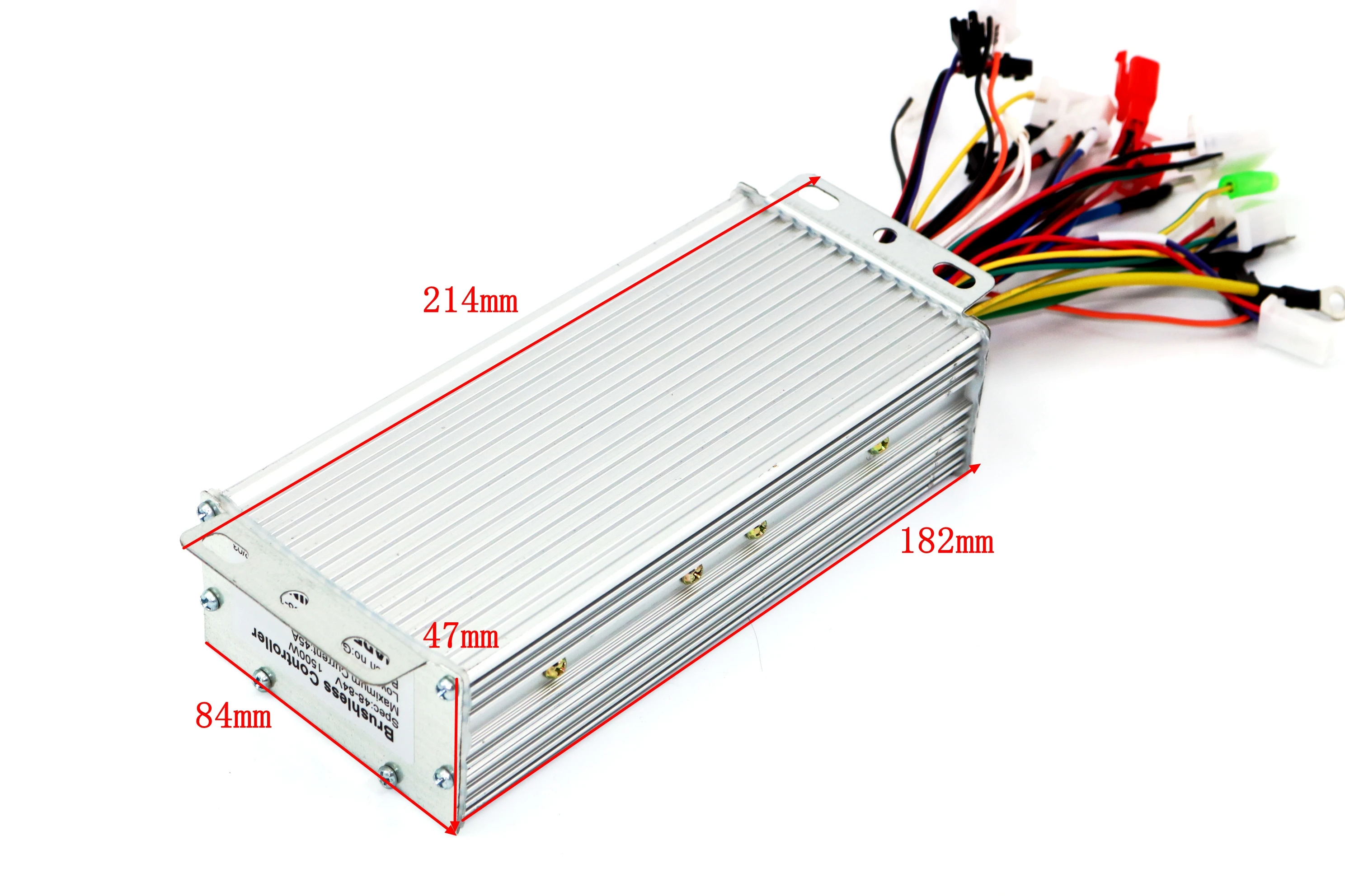 GREENTIME Original 48V-84V 1500W 45Amax BLDC Motor Controller E-bike Brushless Sensor/Sensorless Dual Mode Speed Driver