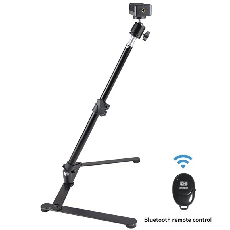 เดสก์ท็อป LED Selfie REMOTE Ring Light LED Selfie Ringlight สําหรับโทรศัพท์ทําอาหารการถ่ายภาพแสง Ringlight พร้อมขาตั้งขาตั้งกล้อง