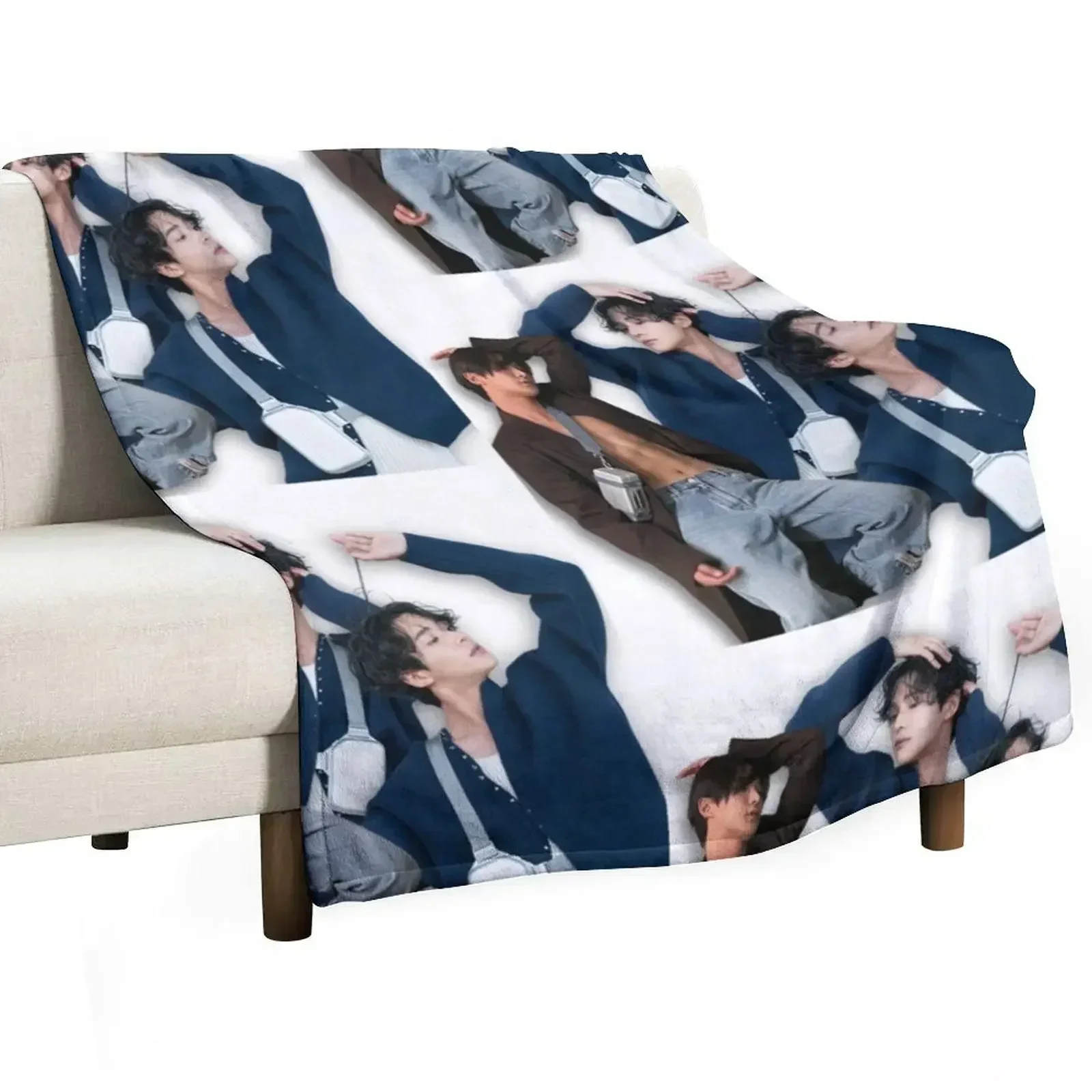 Rowoon SF9 Hot Throw Blanket Hair Softest Plush Decorative Sofa Decorative Throw Quilt Blankets