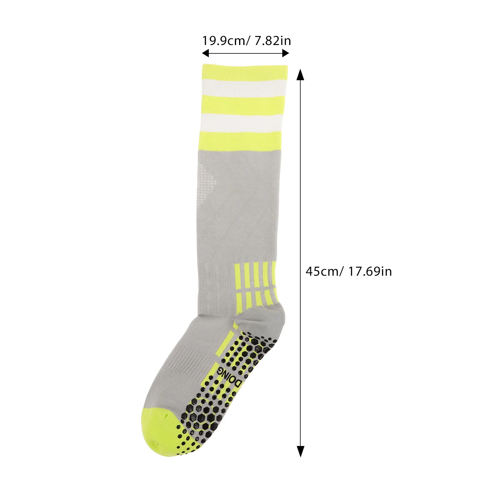 1 زوج المضادة للانزلاق جوارب ضغط الرجال رياضي الركبة عالية جوارب رياضية مرونة عالية العضلات دعم الجري ركوب الدراجات السفر #5