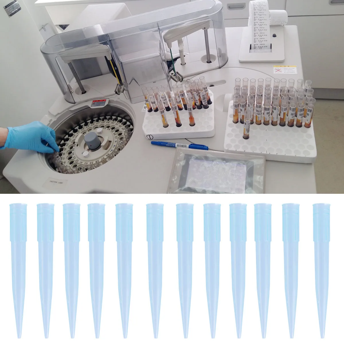 

500 Pcs Pipette Tips Convenient Manual Accessories Liquid Pipettor Nozzle