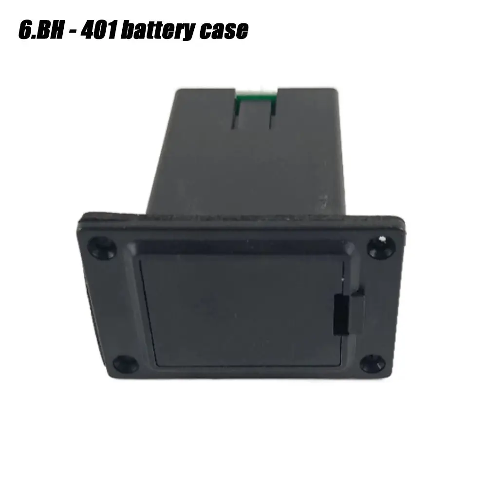 Black Case/Compartment Cover 2 Pin Plug Battery Holder Pickup Battery Case 9V Battery Boxes Guitar Pickup