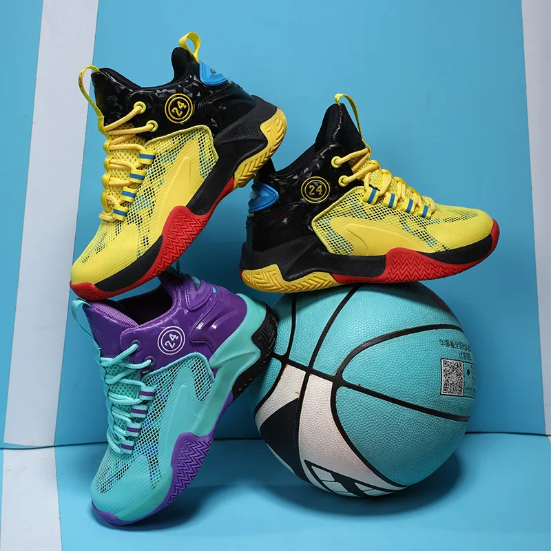 Scarpe da Basket per bambini nuove di alta qualità di marca scarpe sportive per ragazze Unisex leggere antiscivolo cestino da allenamento per