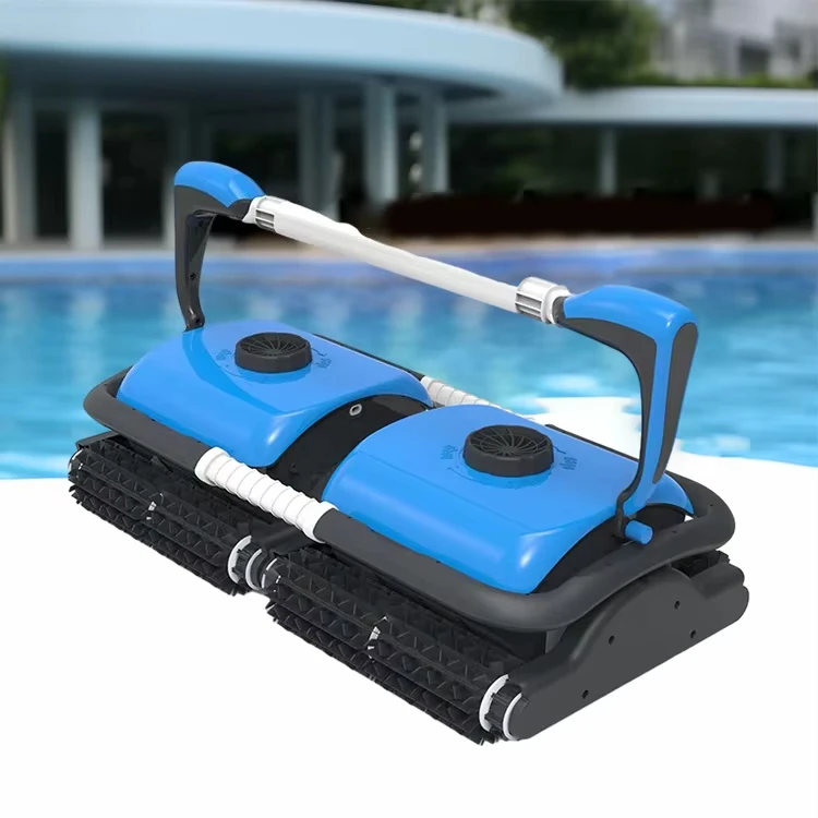 28V Output Waterproof Swimming Pool Cleaner 60Hz Frequency Certified Large 1250 Square Meter Pool Cleaning Equipment