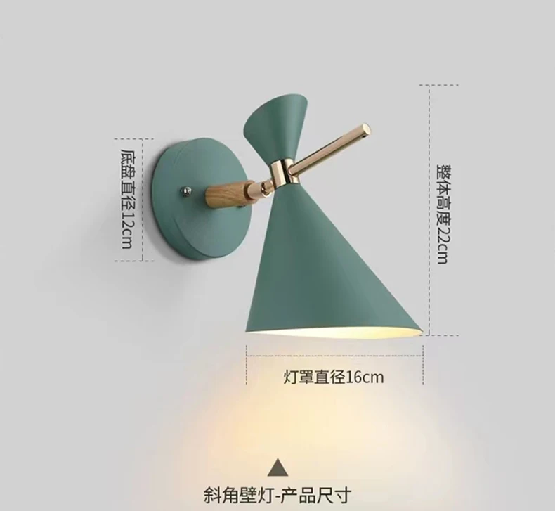 Modern Simple Wall Lamp Living Room Creative Background Wall Aisle Wall Lamp Nordic New Bedroom Bedside Lamp