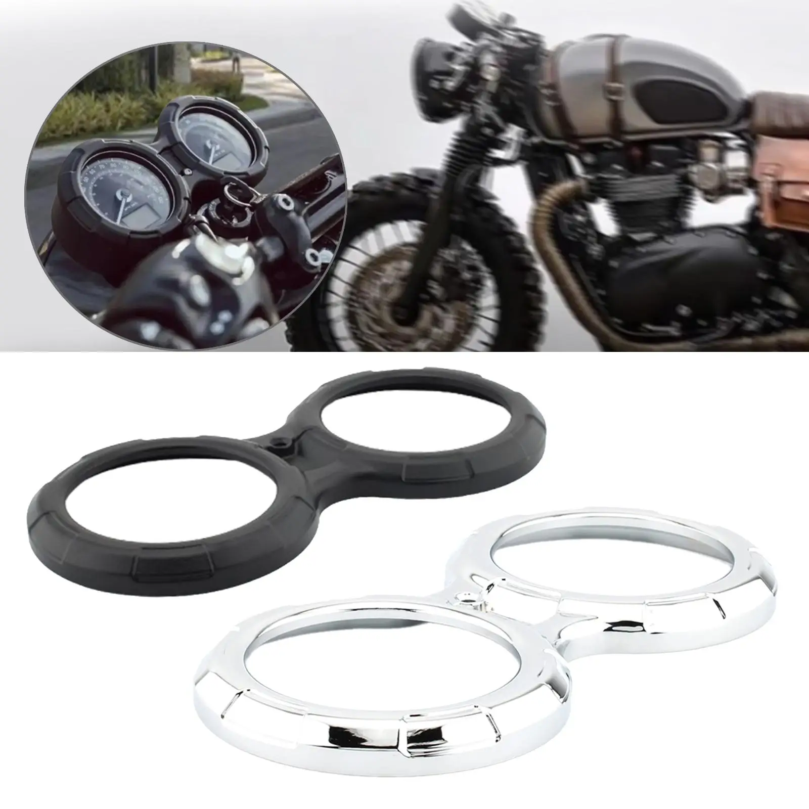 

Накладное кольцо спидометра из алюминиевого сплава, рамка приборной панели мотоцикла, декоративная крышка для Triumph Thruxton Bonneville T