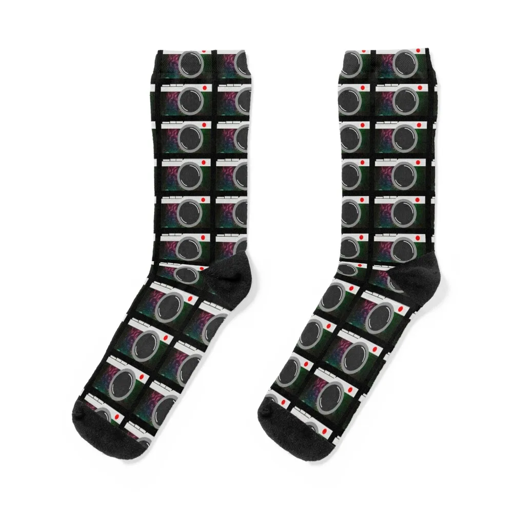

Space leica camera drawing Socks Stockings man Run Crossfit gifts Socks For Women Men's