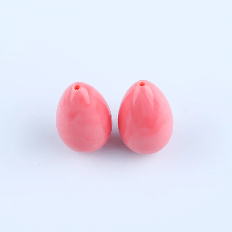 Novas joias artesanais rosa concha lágrima brinco contas acessórios para mulheres 23x14x14mm 7.3g