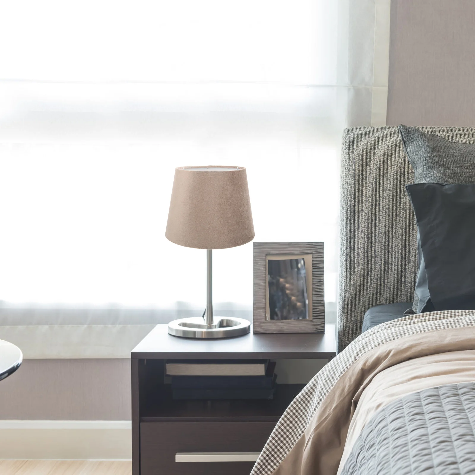 

Замена тканевого абажура для настольной лампы, напольный настенный светильник E27 E14, современный простой абажур для дома, отеля, спальни, кабинета, декоративный