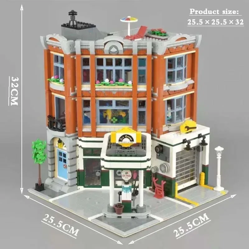 

2569 CSPCorner Garage Compatible Building Blocks Bricks Birthday Christmas Gifts Toys 1271 15042 10264