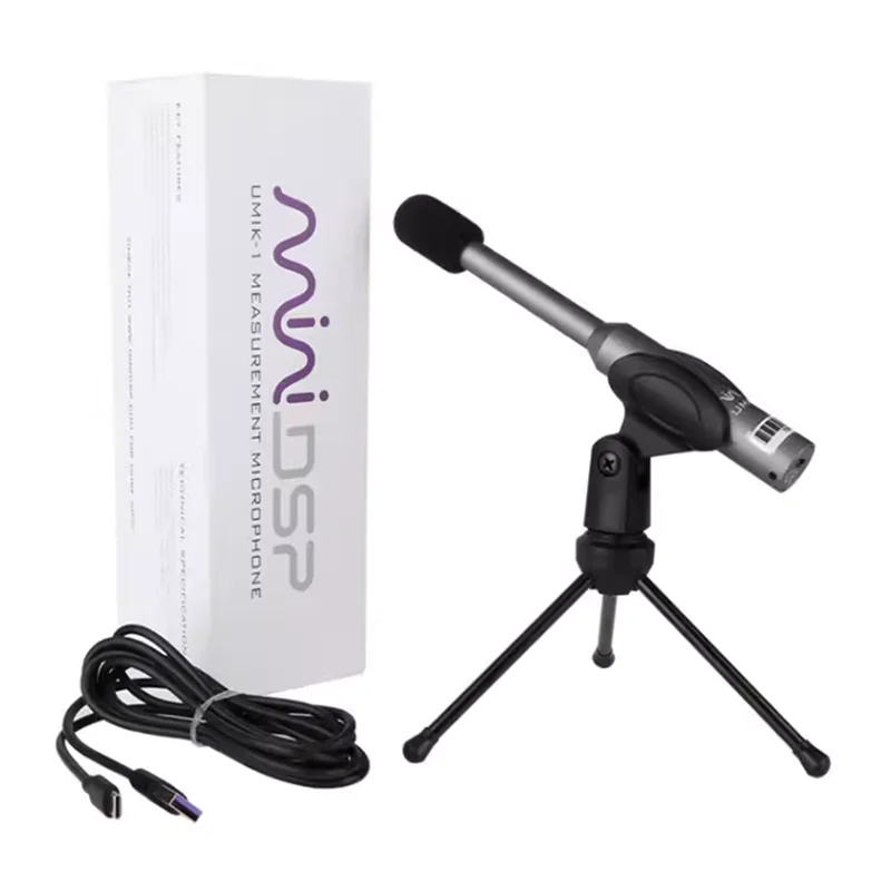 

MiniDSP UMIK1 Sound Field Noise Environmental Acoustics Measurement USB TypeC Calibration Microphone Test Microphone UMIK-1