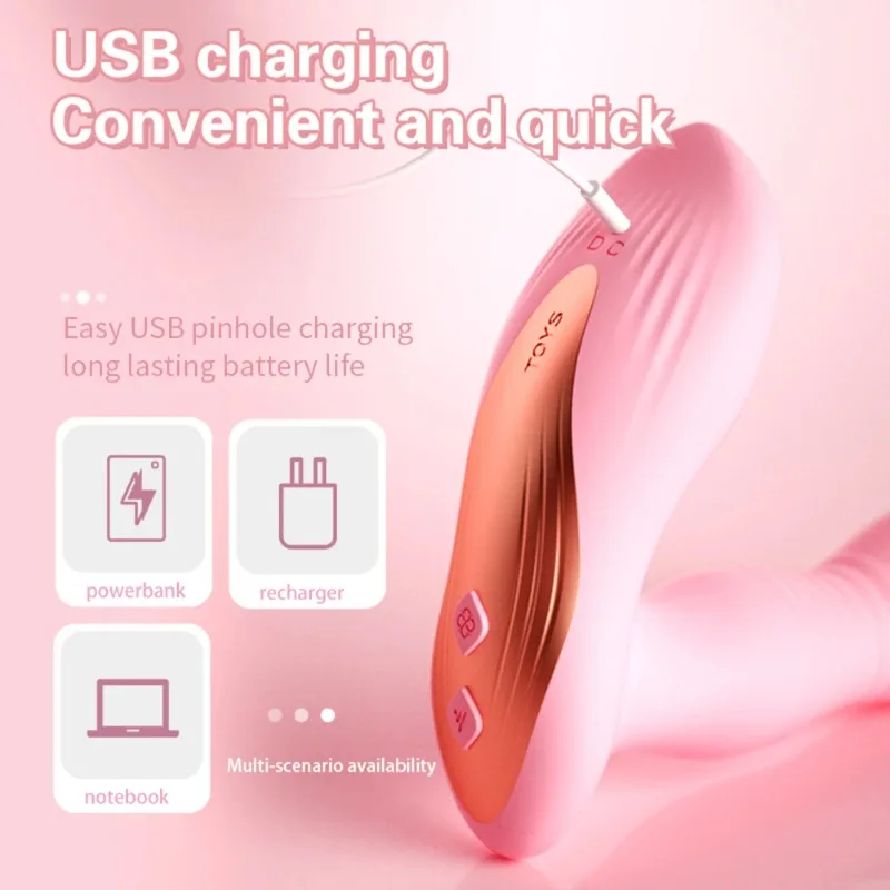 DUBNIY تلسكوبي تهتز دسار مع جهاز تحكم عن بعد لاسلكي مثير Shoop المرأة كريتوليس لعبة مصاصة نقطة G تدليك المهبل #4