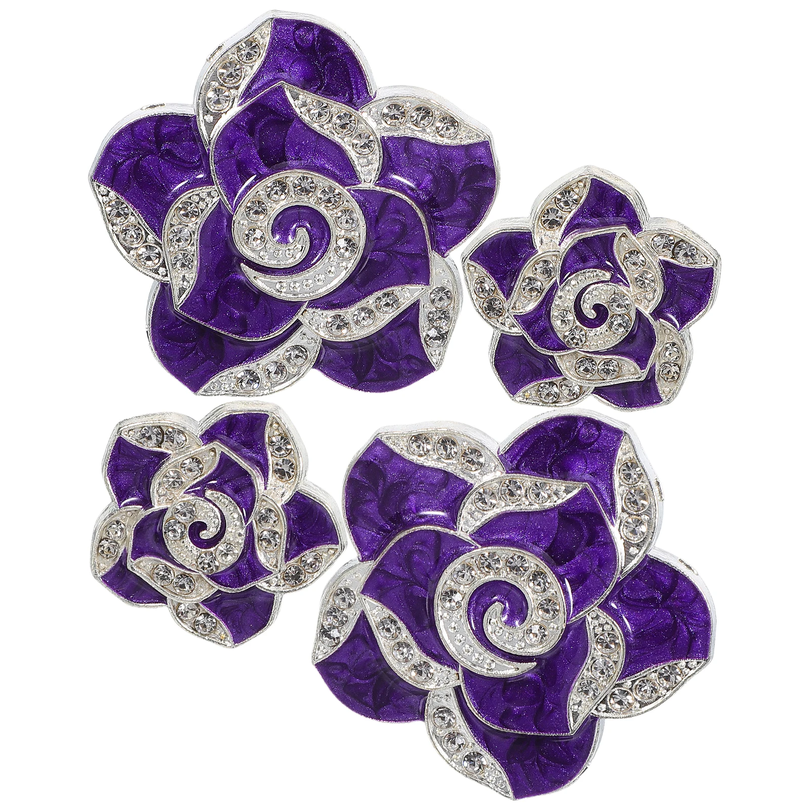 

4 Pcs Air Conditioning Perfume Clip Camellia Flower Shape Cute Car Accessories Durable Material Easy Installation Aromatherapy