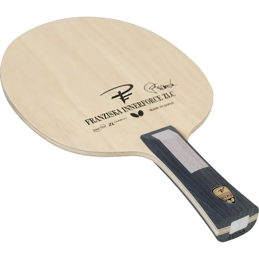 

Franziska Innerforce ZLC Table Tennis Blade - Professional Carbon Fiber Blade - FL and ST Handle Styles - Made in Japan - Black
