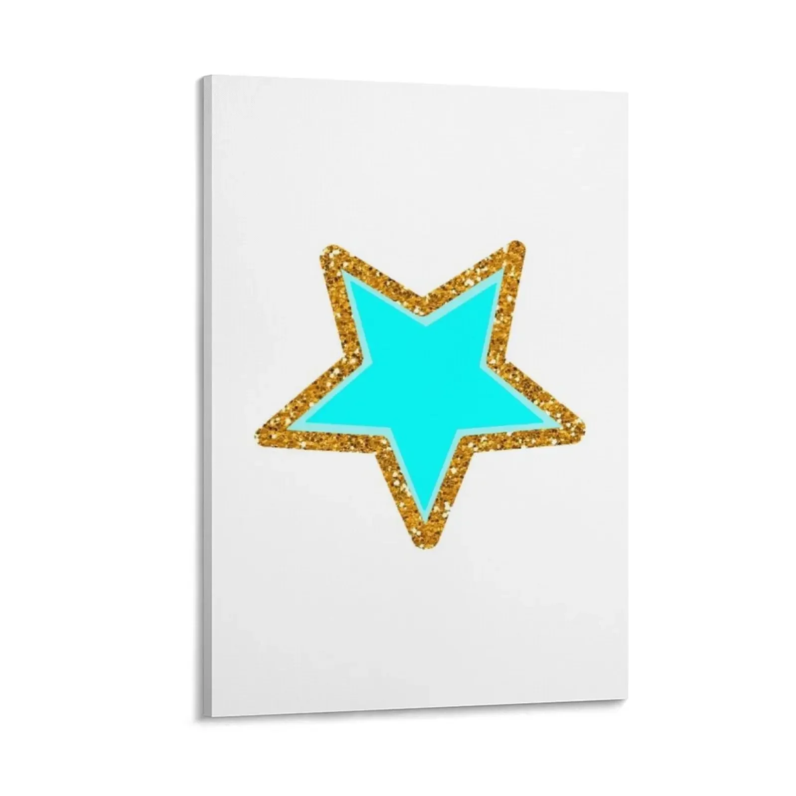 

blue glittery star Canvas Painting home decors accessories home decorations poster aesthetic room decoration accessories