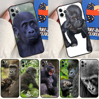 Monkey Gorilla Ape Baby Cover Case For iPhone 15 14 13 12 11 Pro Max XS XR X 12 13 Mini 7 8 15 Plus SE 2022 Fundas