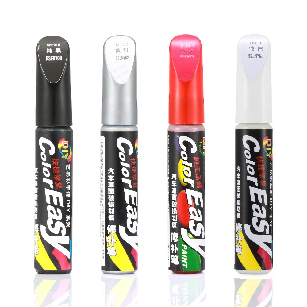 

4 Colors Car Coat Scratch Repair Paint Pen Touch Up Paint Care Pen Waterproof Repair Maintenance Paint Care Pen Car-styling