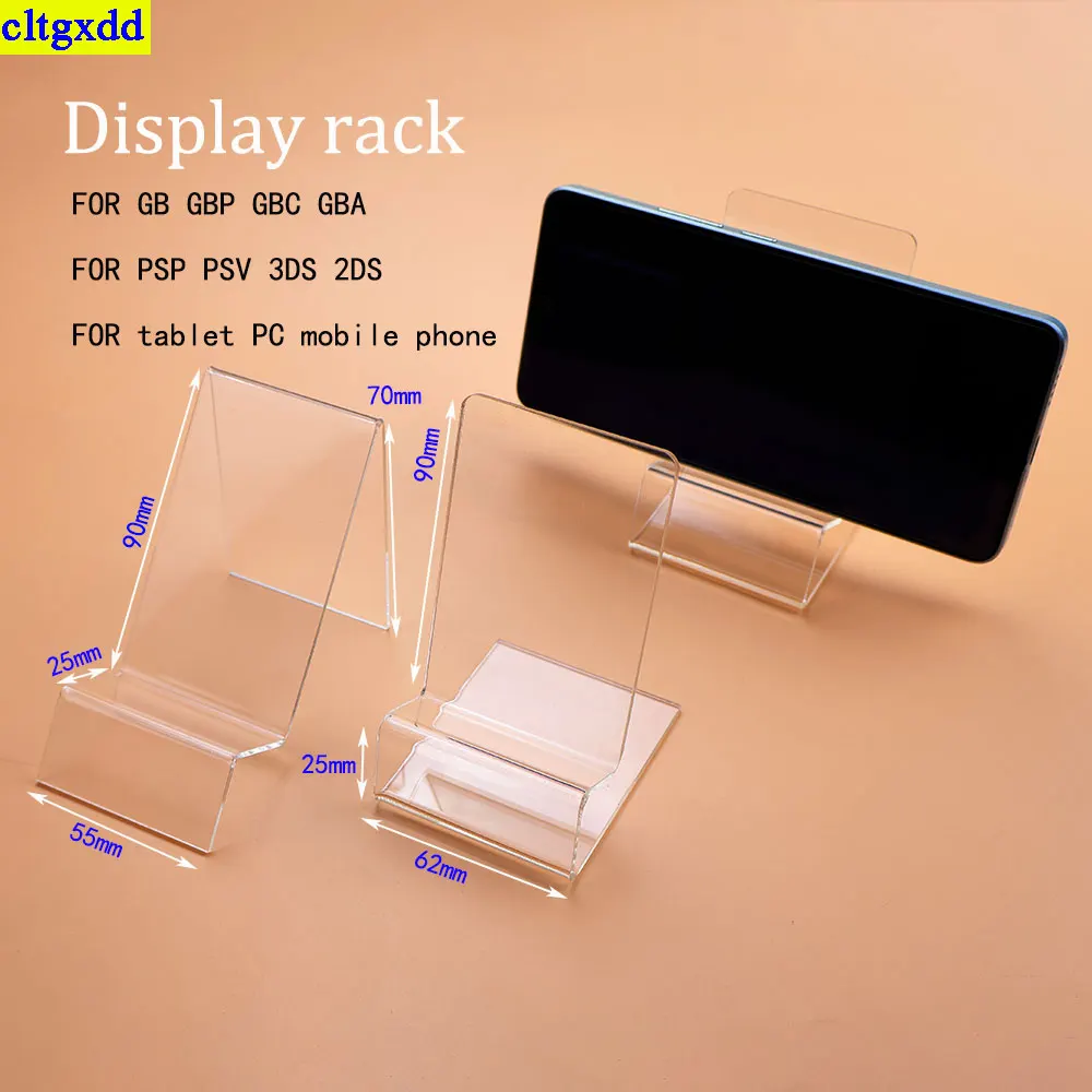 

cltgxdd 1 piece suitable for GB GBC GBA GBP PSP PSV Psvita gaming consoles, mobile tablets, mobile displays, transparent stand