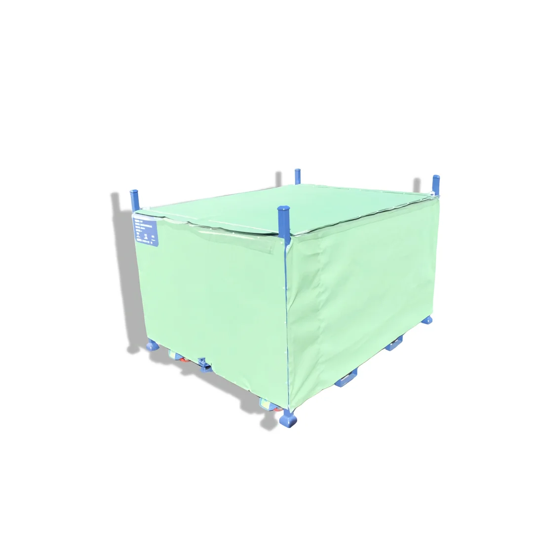 Logistics Turnover Box Rectangular Stackable Multifunctional EU Turnover Box With Cover For Box Large Bulk