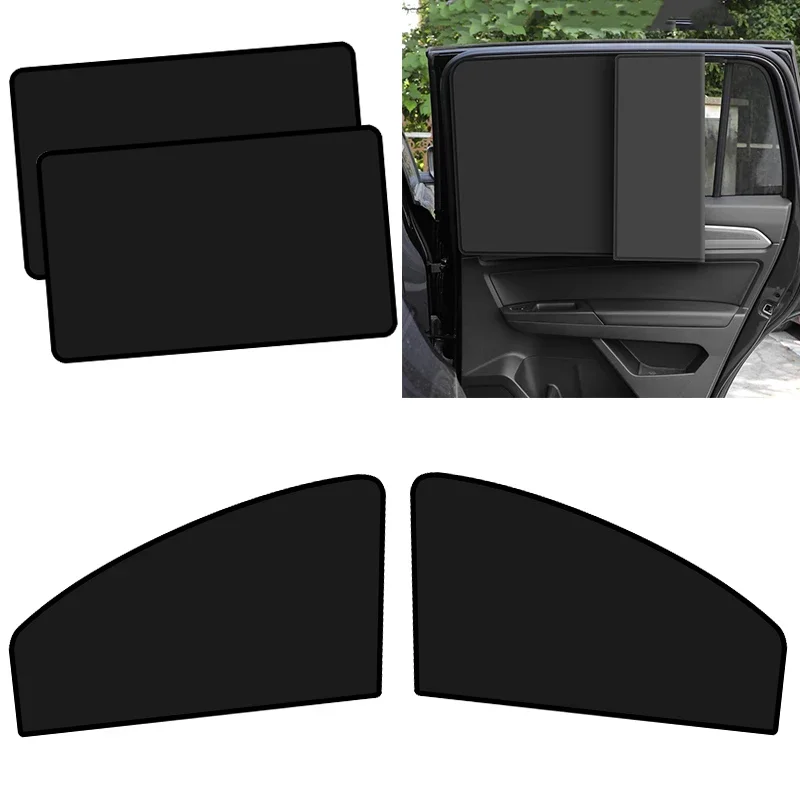 

Car Magnetic Sunshade UV Protection Car Window Curtain Side Window Mesh Sun Visor Summer Protection Window Film Auto Accessories