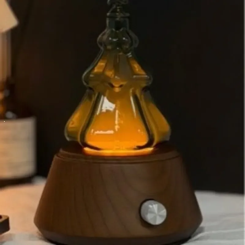Christmas Tree Aroma Diffuser Cold Air Humidifier Pure Essential Oil Desktop Decor Gift Box Ornament for Home Office