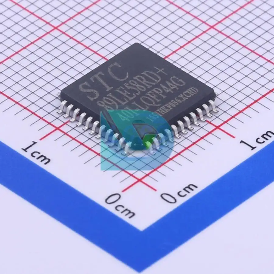 STC89LE58RD+40I-LQFP44 32KB 1.25KB FLASH 39 2V~3.6V 51Series LQFP-44(10x10) Microcontrollers (MCU/MPU/SOC) chips New original