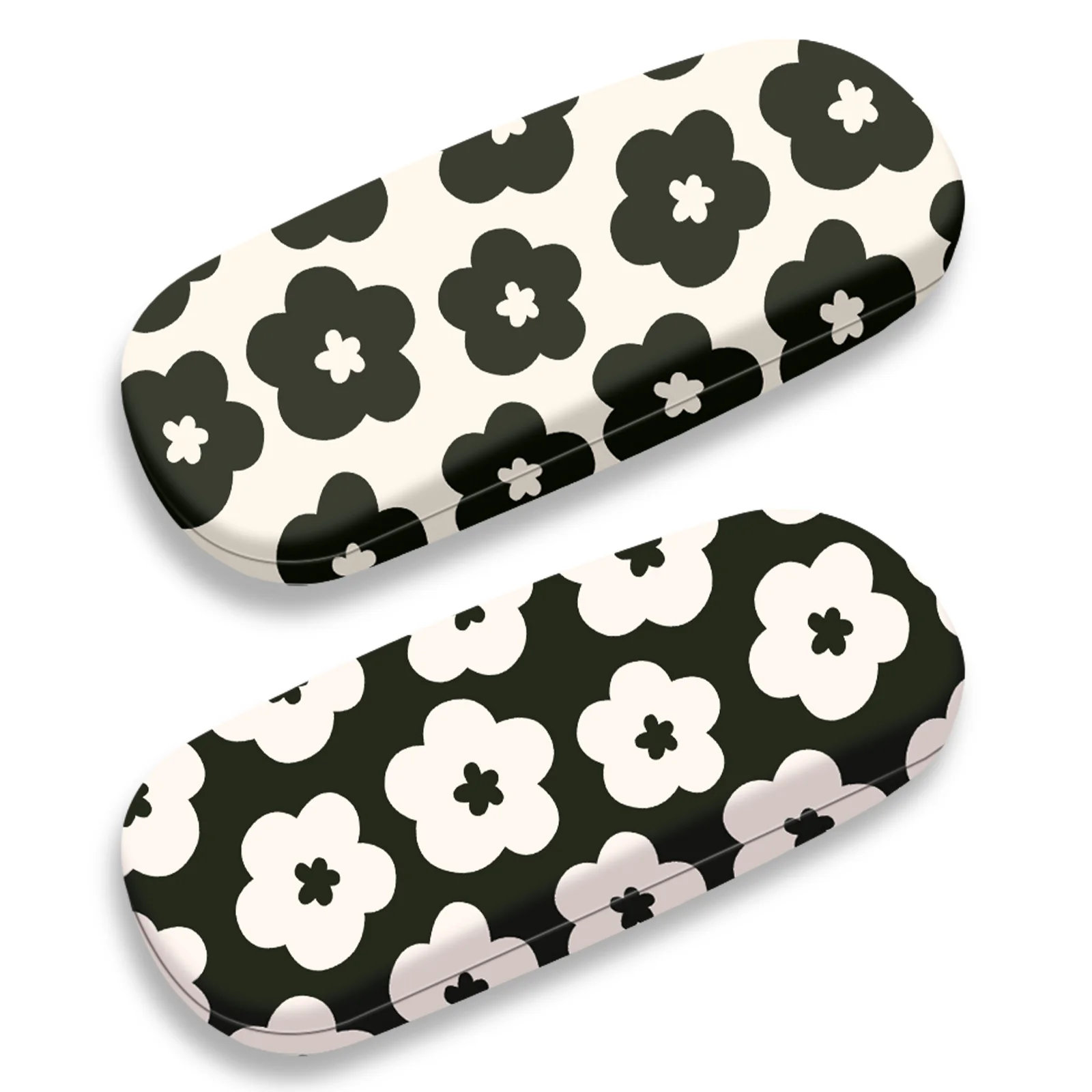 1Pcs Eyeglasses Case, Portable Hard Shell Protective Case for Glasses with Cleaning Cloth