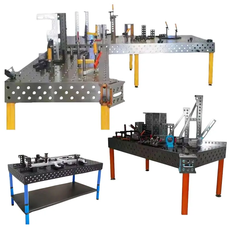 Cast Iron 3D Welding Table with Fixture Welding Station with PLC As the Core Component High-quality Automatic Welding Workbench