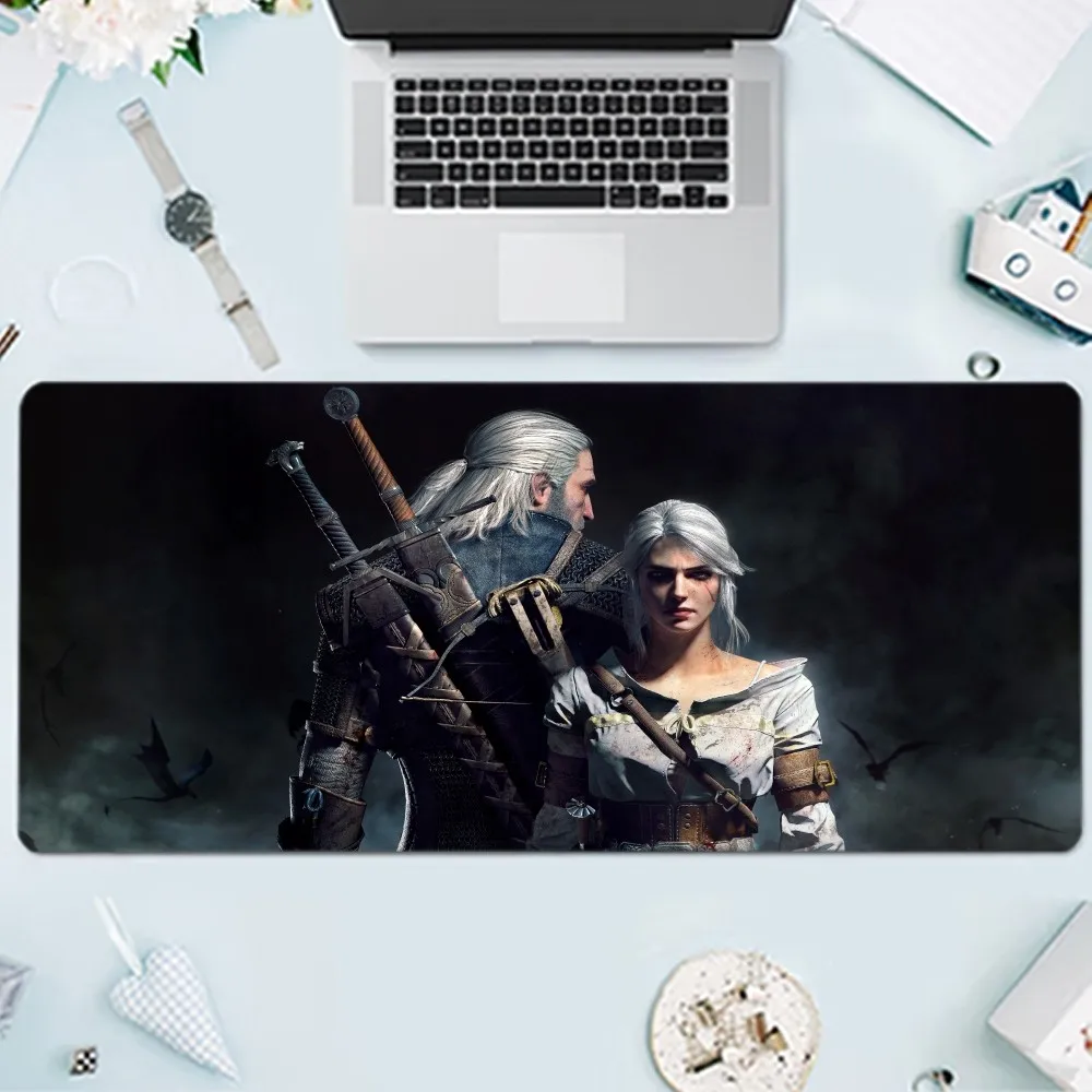 Video Game The W-Witcher Mousepad Large Gaming Compute Gamer PC Keyboard Mouse Mat