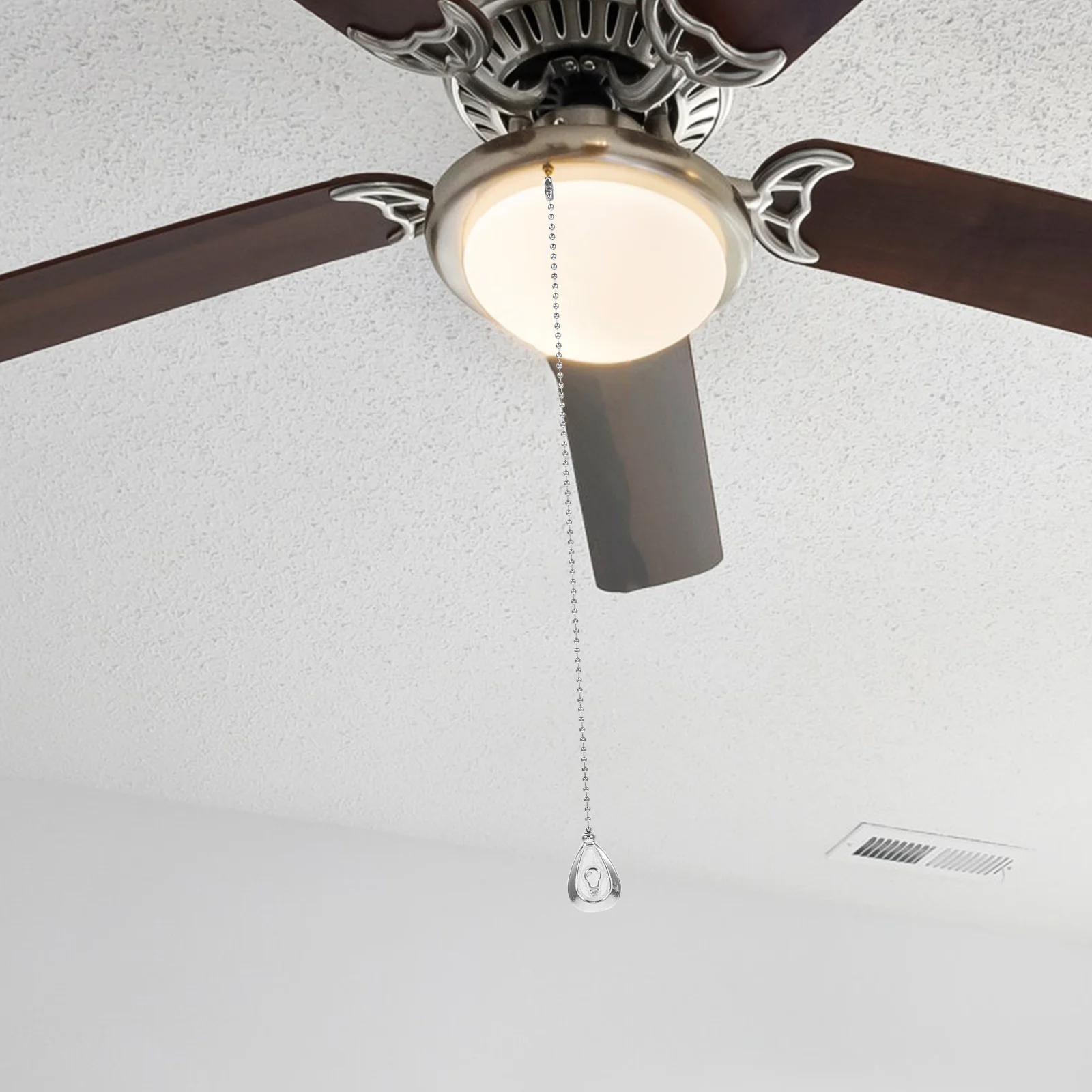 

2 шт., потолочный вентилятор, подвесной светильник, светильник, декоративный удлинитель для переключателя, шарик из бисера, винтажный орнамент, регулируемый