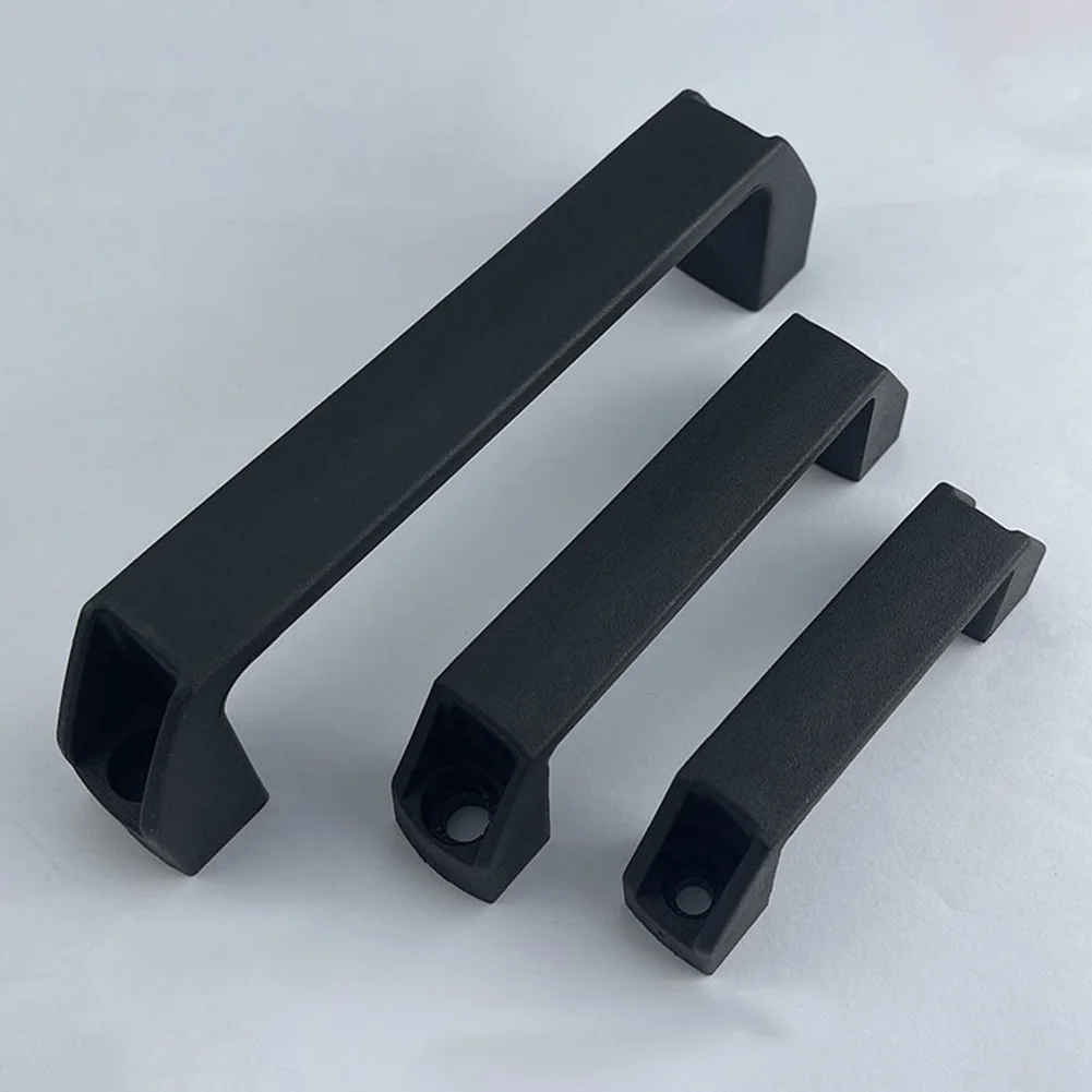 

2PCS Cabinet Handle Furniture Handle Drawer Knob Black Plastic Industrial Cabinet Handle Wardrobe Knob Hardware Accessories