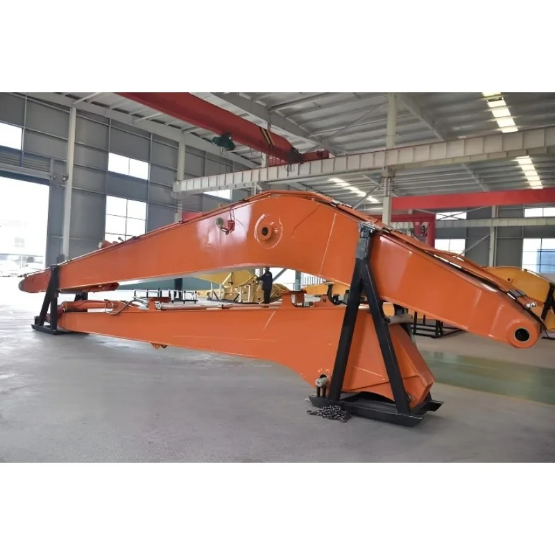 Customizable Heavy Duty Long Reach Excavator Boom Arm Assembly Reinforced Front End Attachment for Construction