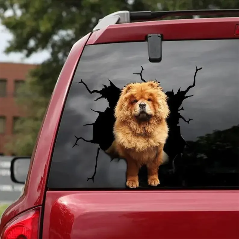 Chow Chow Decal - fits cars, Windows, Laptops and any smooth surface, Chow-Chow Stickers, Pet Stickers, Custom Chow-Chow Sticker