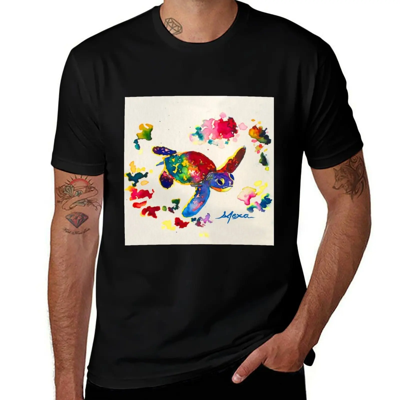 Inky Wings Hatchling T-Shirt Comfort Stretch Tee Shirt