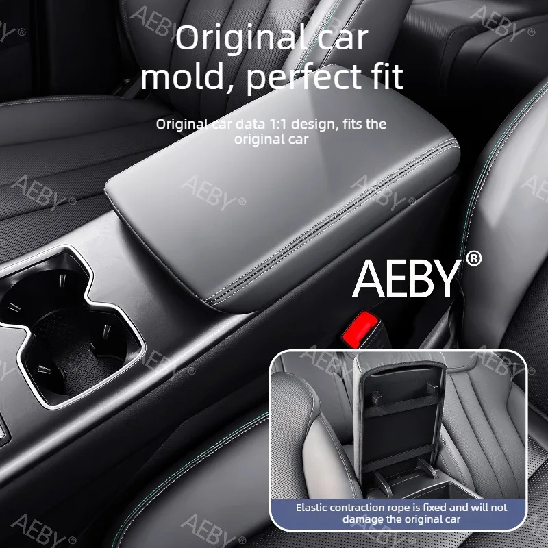 

For BYD Song Pro DM-i 2025-2026 Center Armrest Cover,Center Console Armrest Protector Mat,Dashboard Armrest Cover Pad,Interior